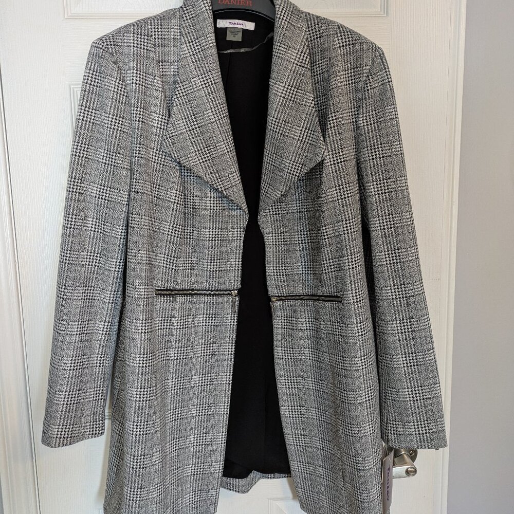 Tan Jay Missy Charcoal Jacket Size 18